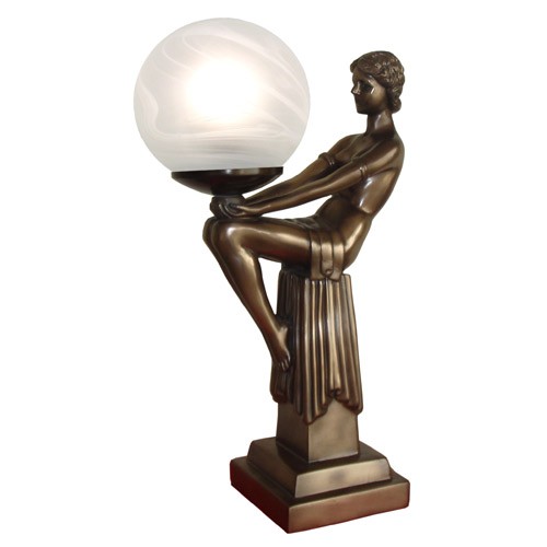 Sitting Deco Ball Lamp - Click Image to Close